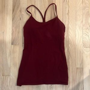 Burgundy Lululemon Tank